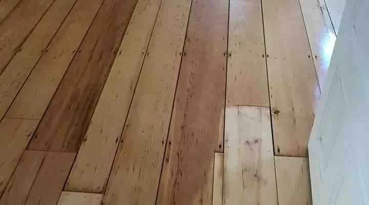 how to repair warped hardwood floors