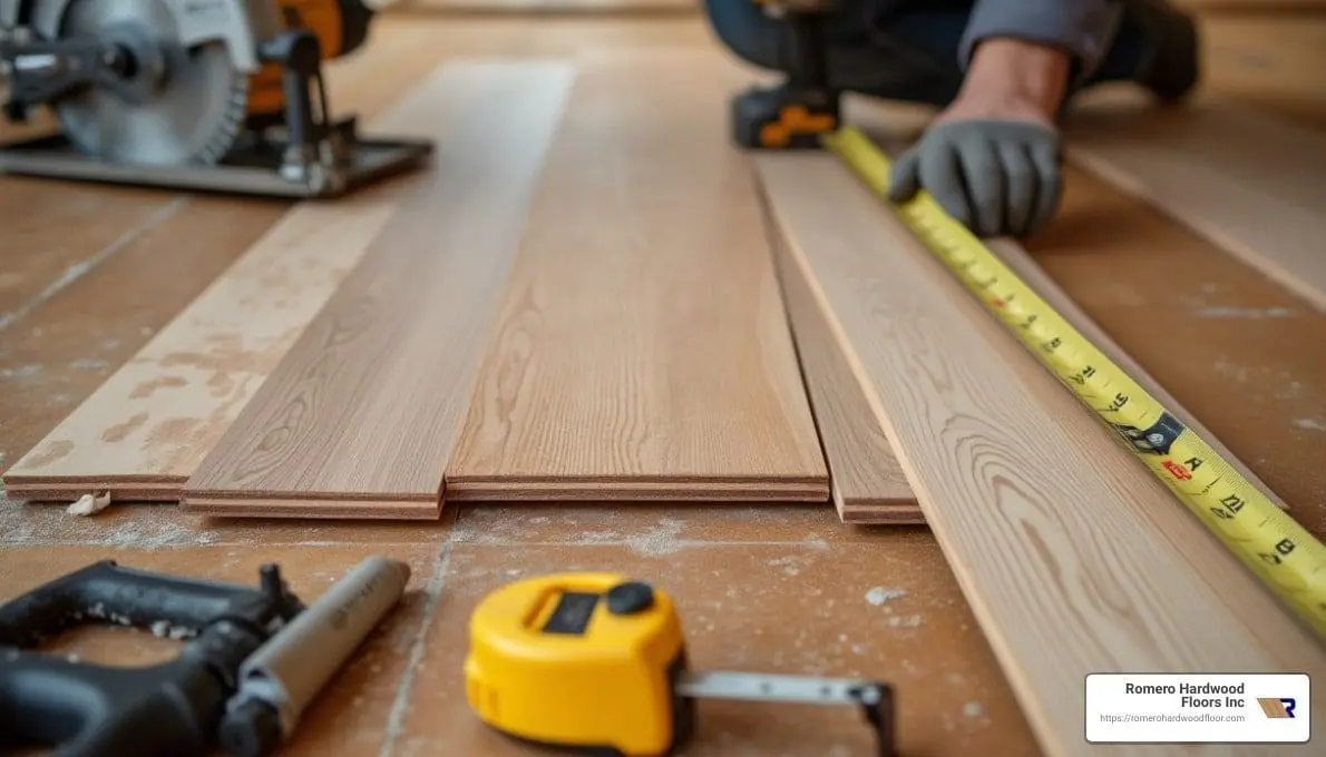how do you install hardwood floors