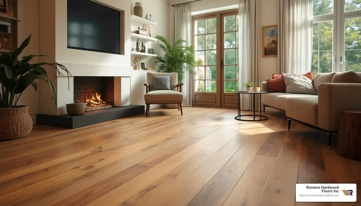engineered wood with underfloor heating