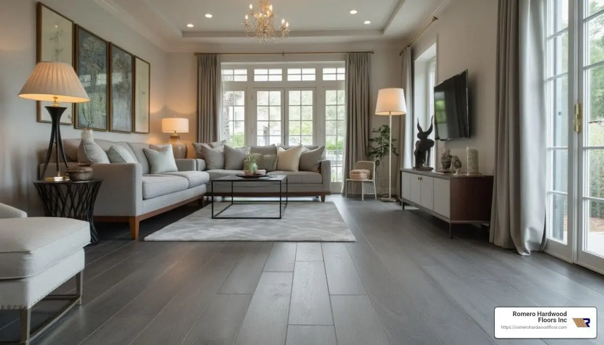 grey varnish for wooden floors