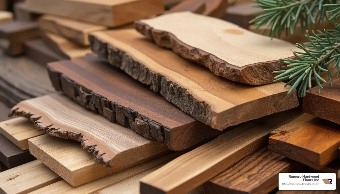 different types of wood