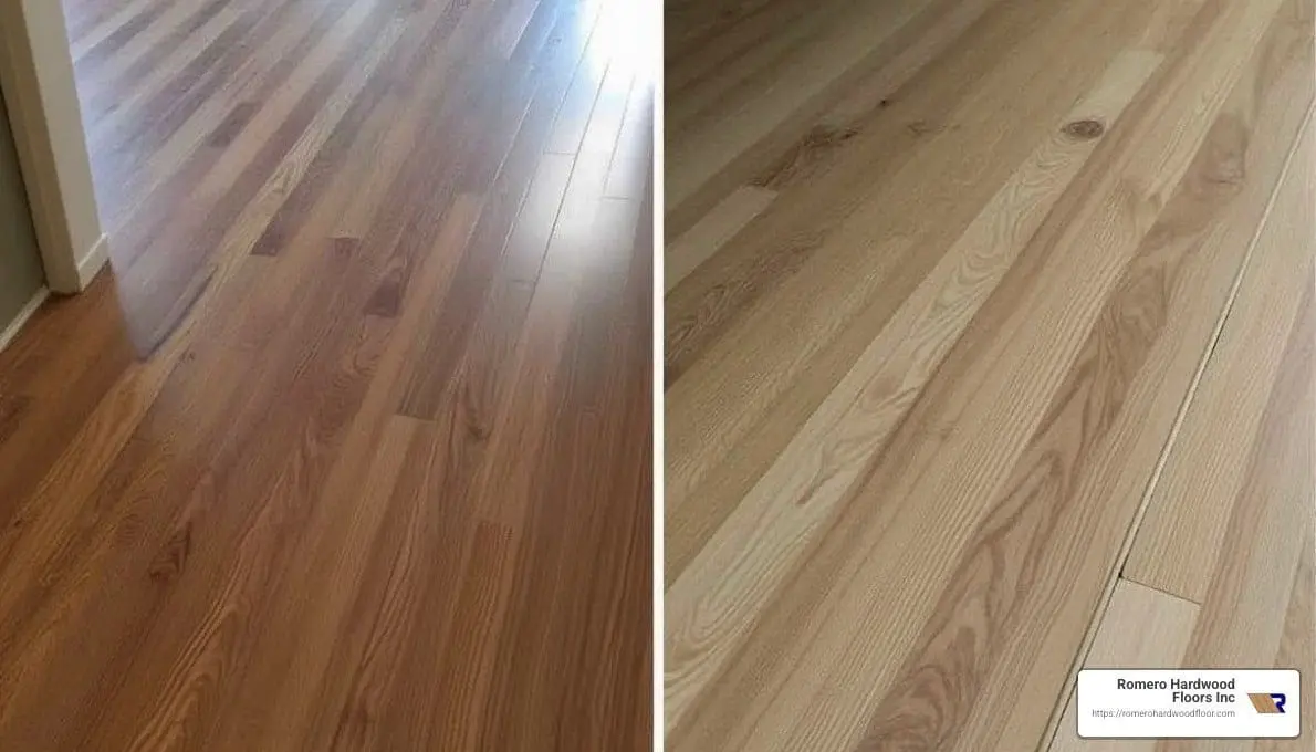 Hardwood floor vs laminate