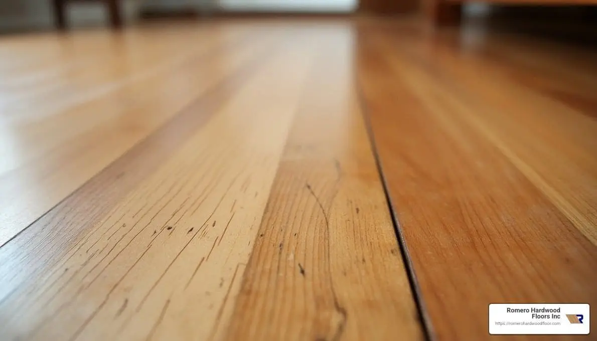 Repair hardwood floor scratches