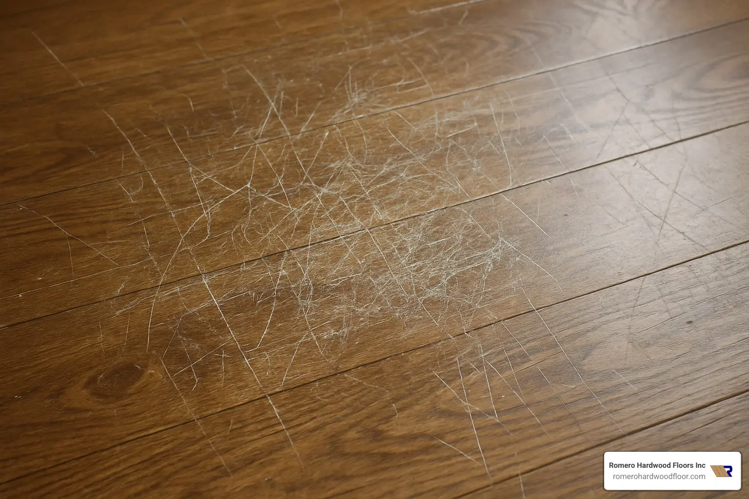 fixing scratches on fake wood