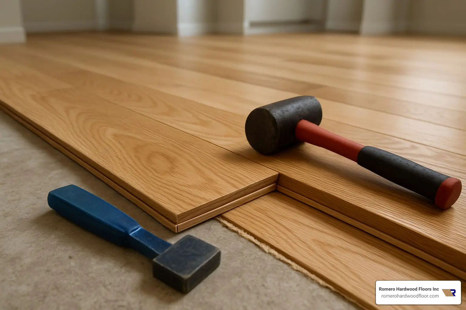 solid hardwood on concrete slab