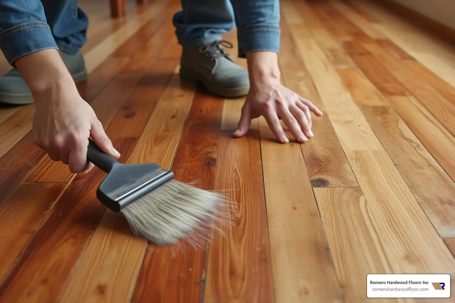 color refinishing hardwood floors