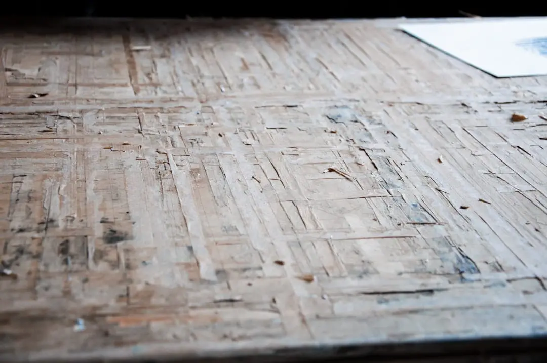 hardwood floor clear coat repair