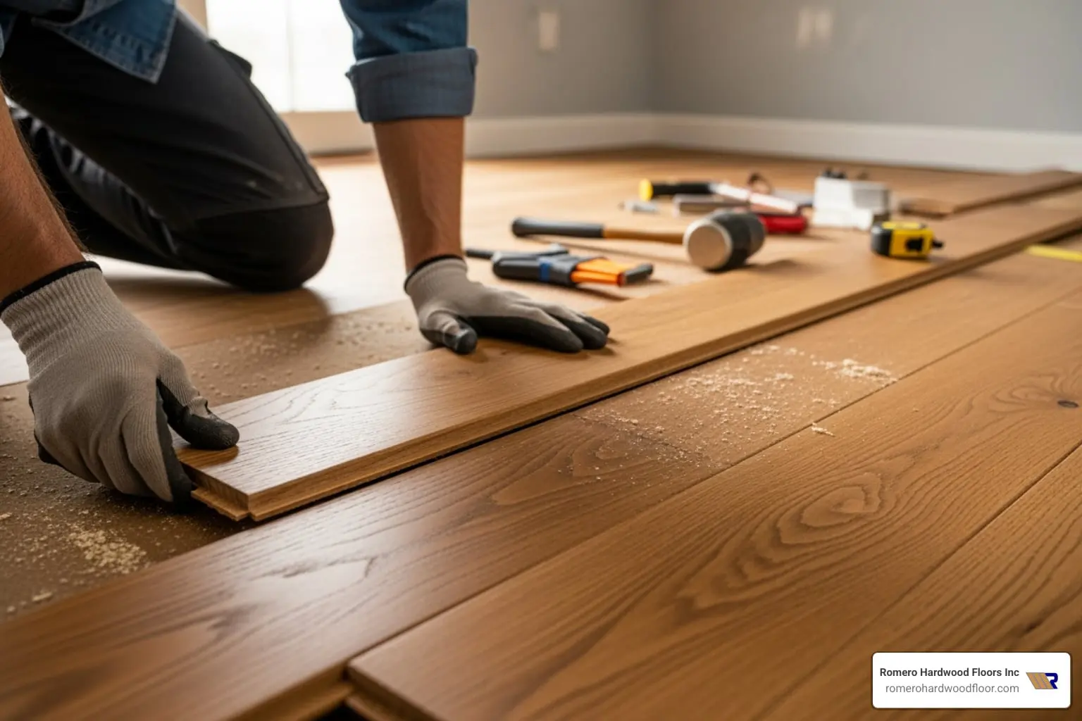 how install hardwood floor