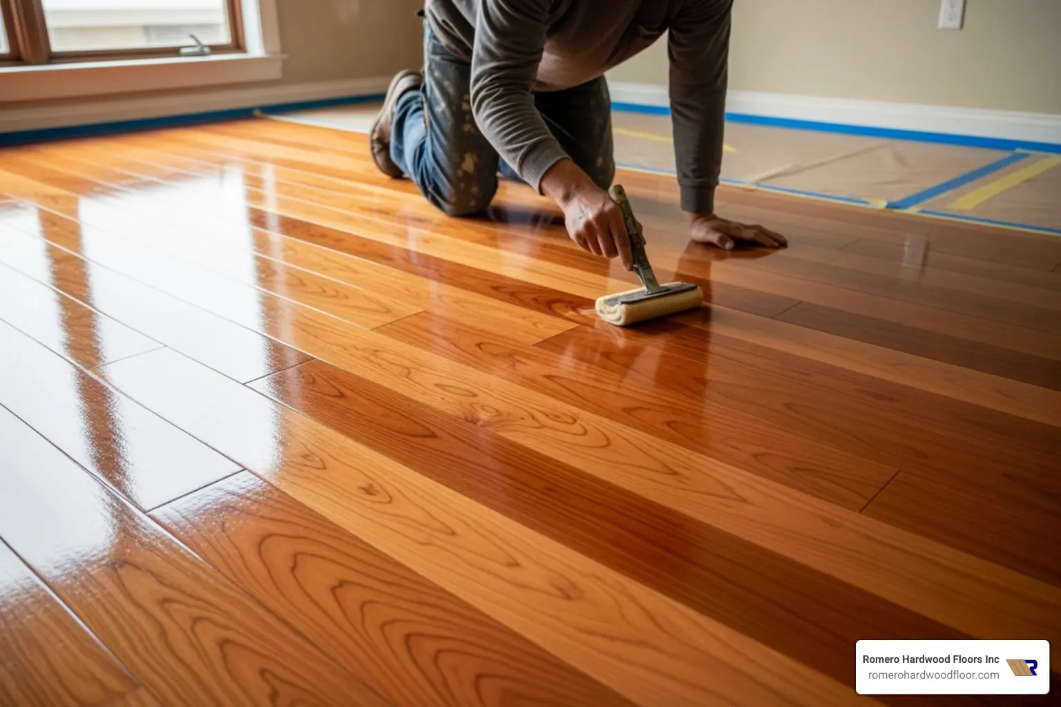 refinishing american cherry floors