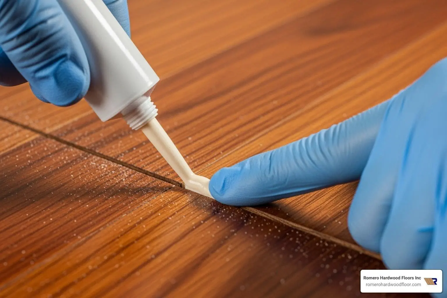latex wood floor filler
