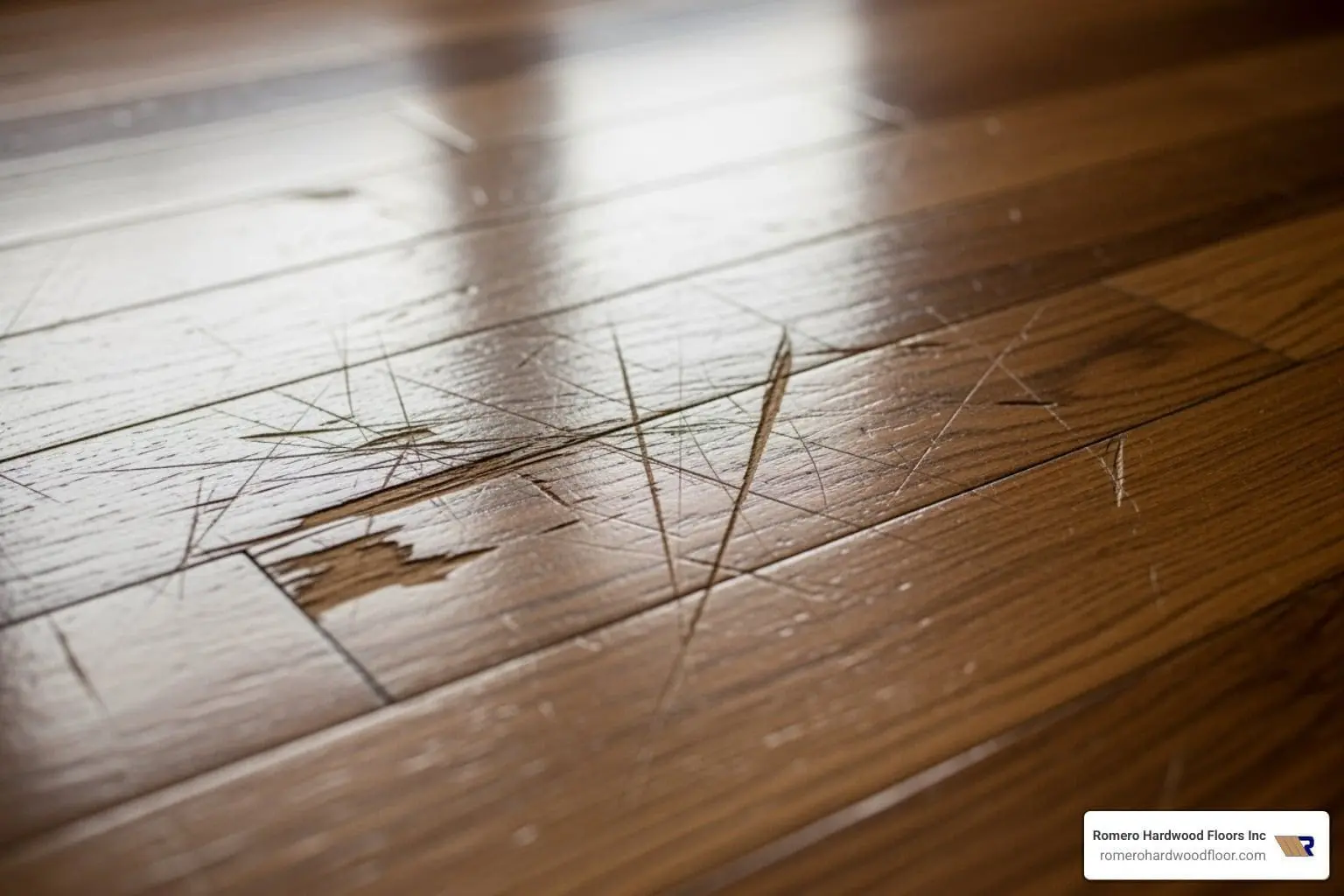 how to fill hardwood floor scratches