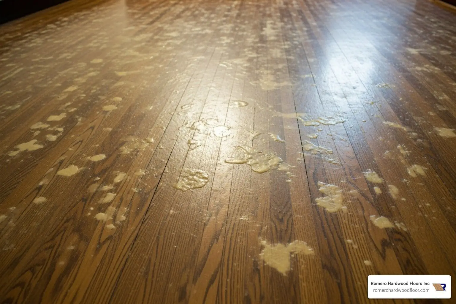 Hardwood floor wax remover