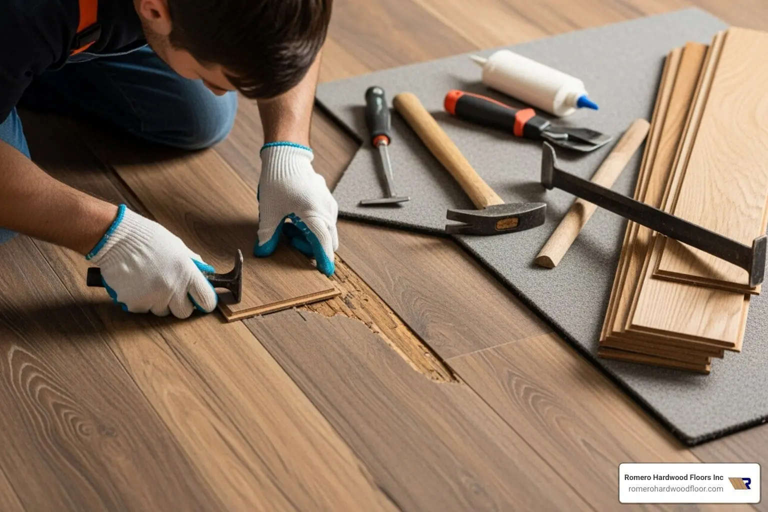 Hardwood floor repair specialist