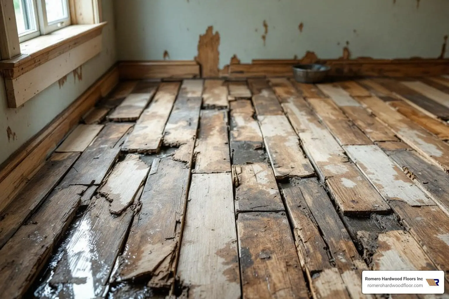 water damaged wood - how do you repair water damaged wood