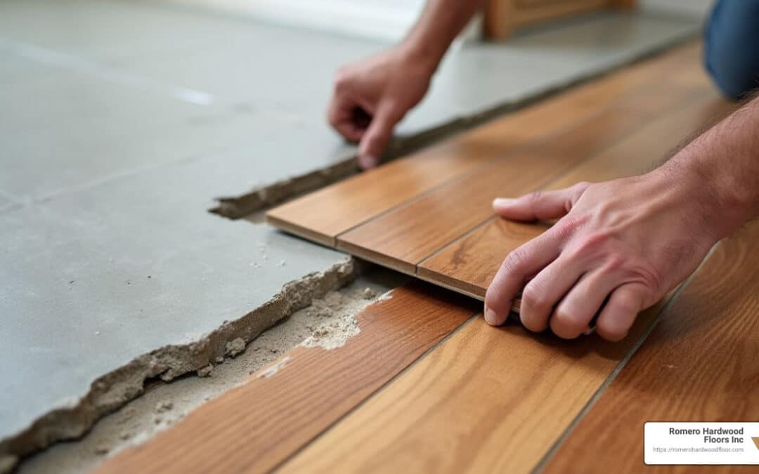 Laying Down the Foundation: Installing Hardwood Floors on Concrete