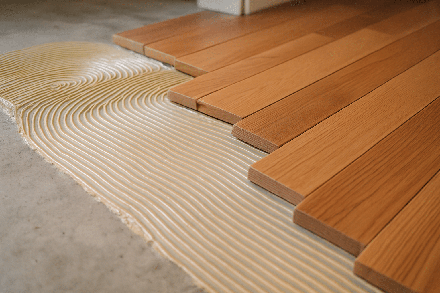 Glue and Groove: Installing Solid Hardwood on Concrete