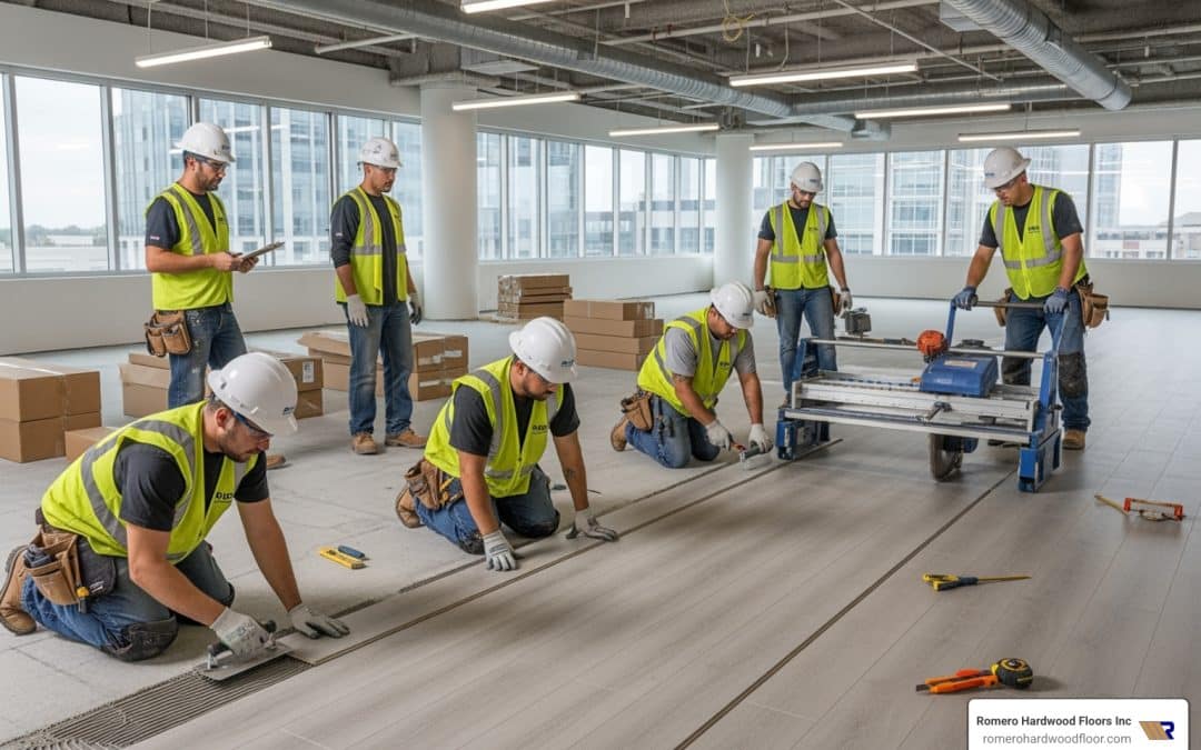 Beyond the Boards: How to Hire Top Commercial Flooring Contractors