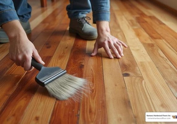 color refinishing hardwood floors