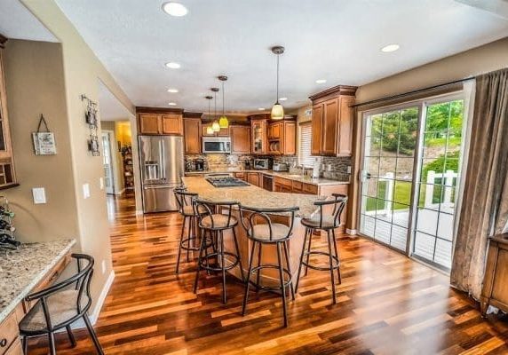 Hardwood floor scratch repair