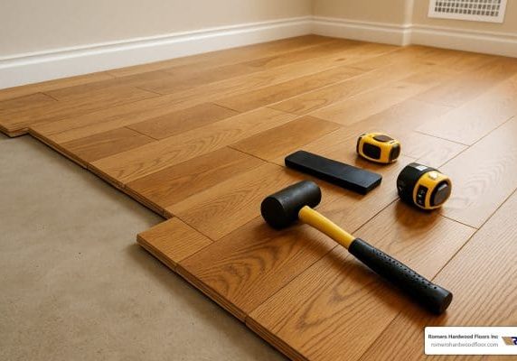 engineered hardwood over concrete