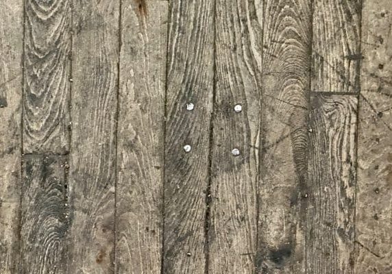 Hardwood floor damage repair