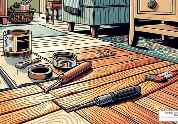 hardwood floor gouge repair