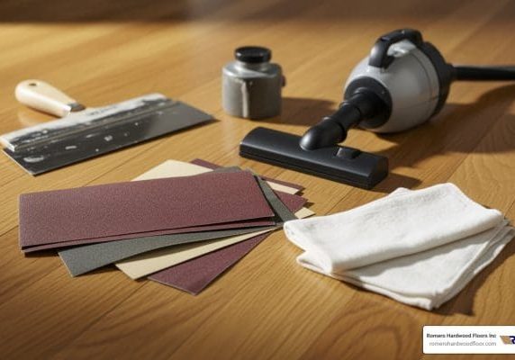 hardwood floor putty repair