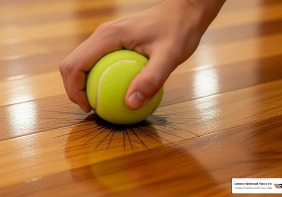Hardwood floor scuff remover