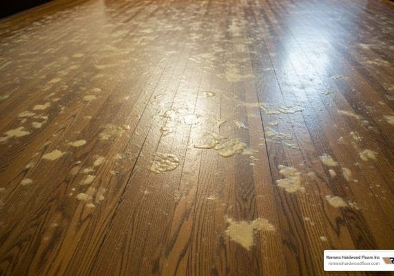 Hardwood floor wax remover