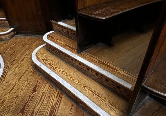 how do you install hardwood flooring on stairs