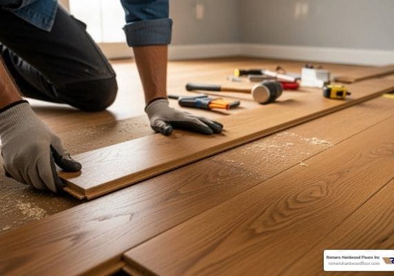 how install hardwood floor