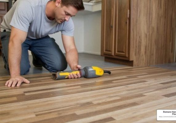 Professional laminate floor installers