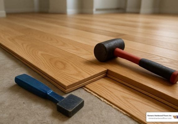 solid hardwood on concrete slab